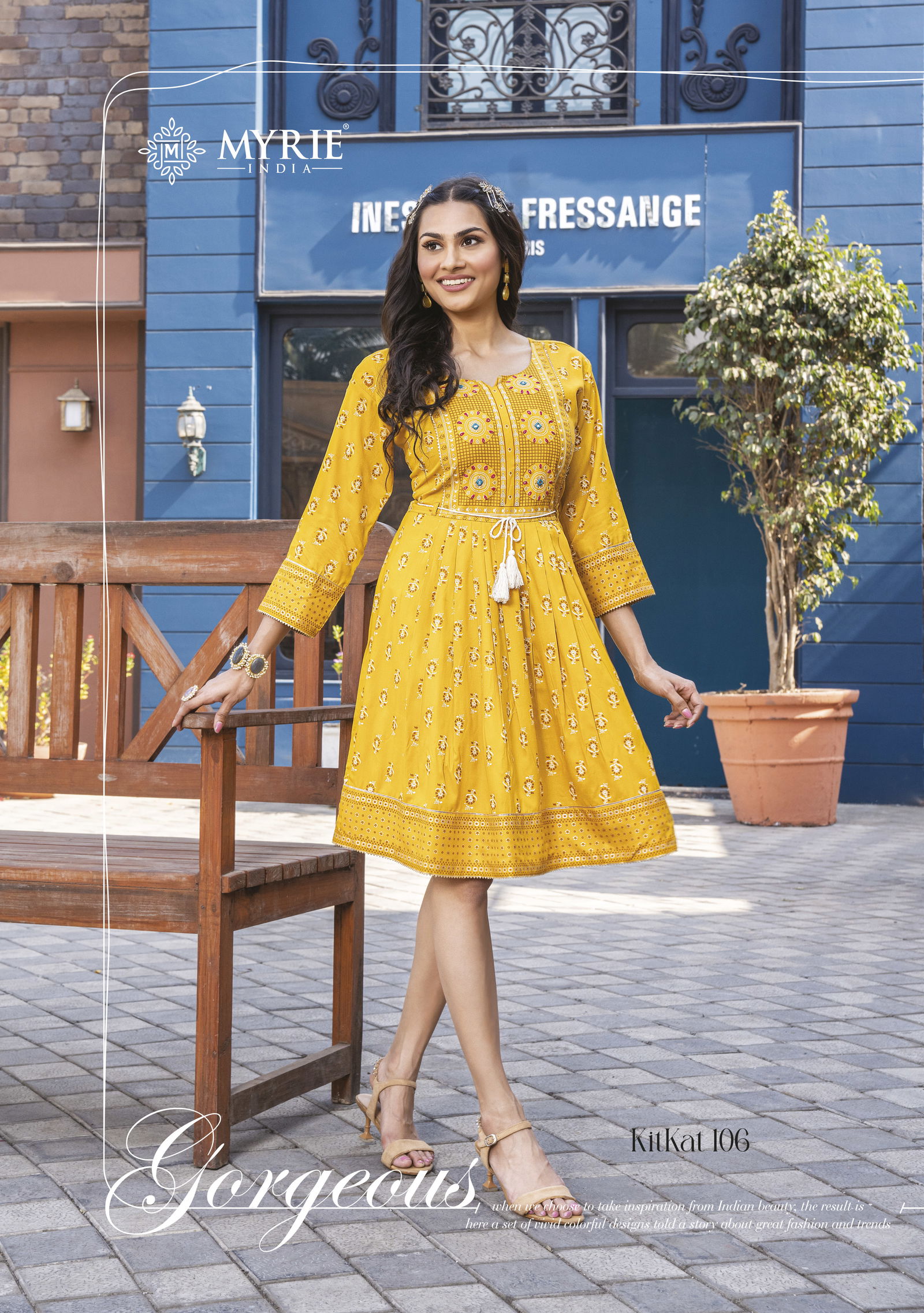 Kitkat Mayrie Fancy Wear Wholesale Ladies Top Catalog